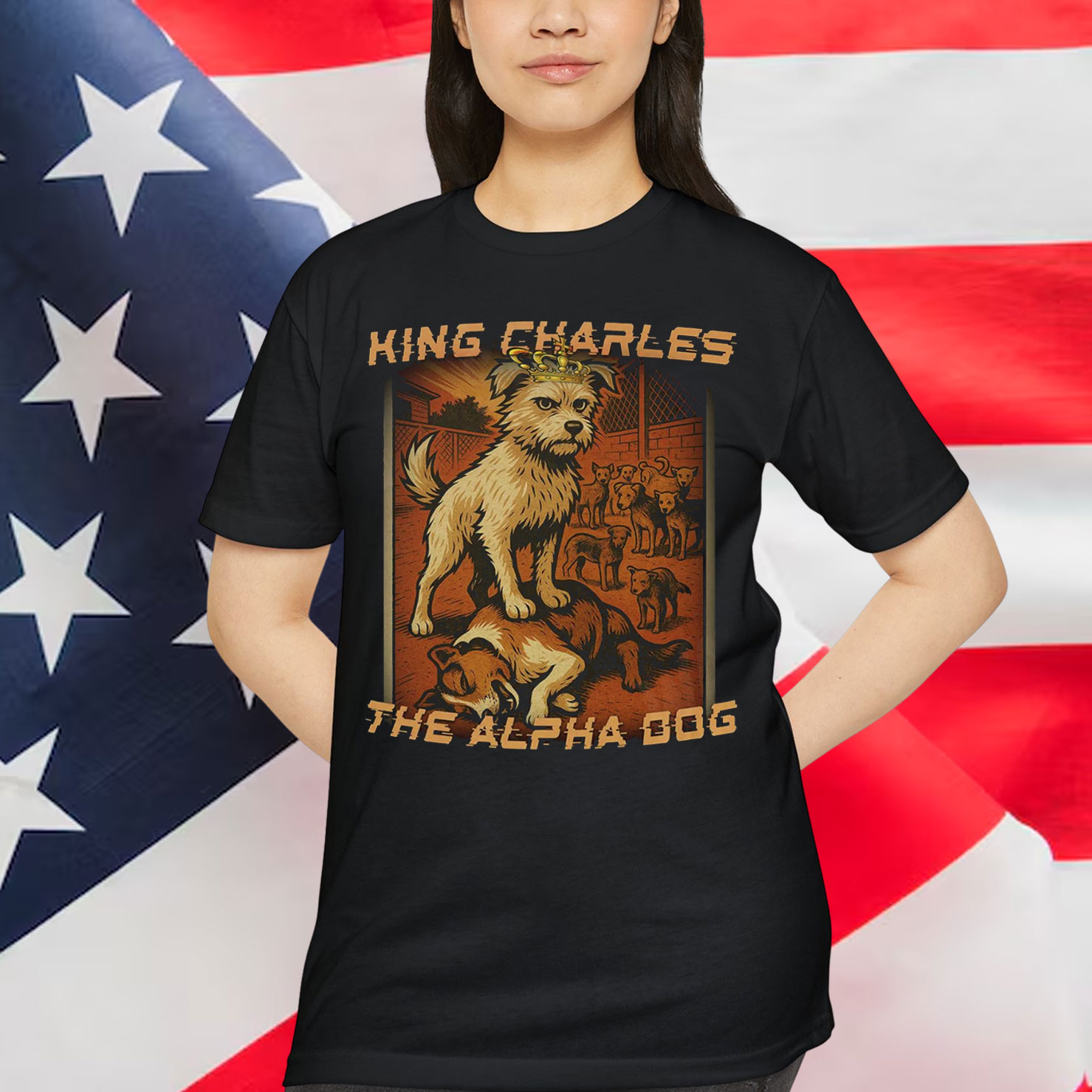 King Charles The Alpha Dog T-Shirt