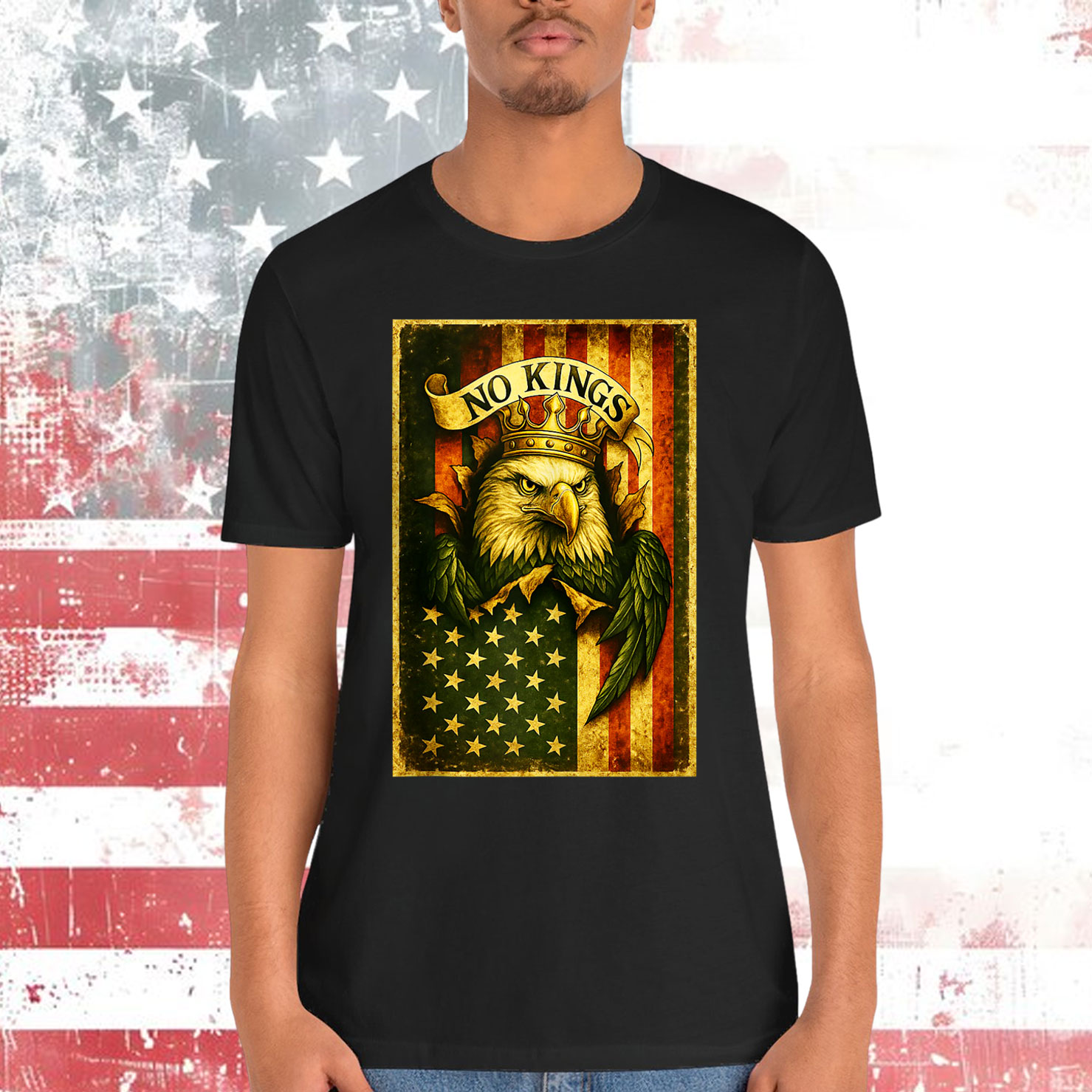 Kings Protest Graphic Bold Anti Tyranny T-Shirt