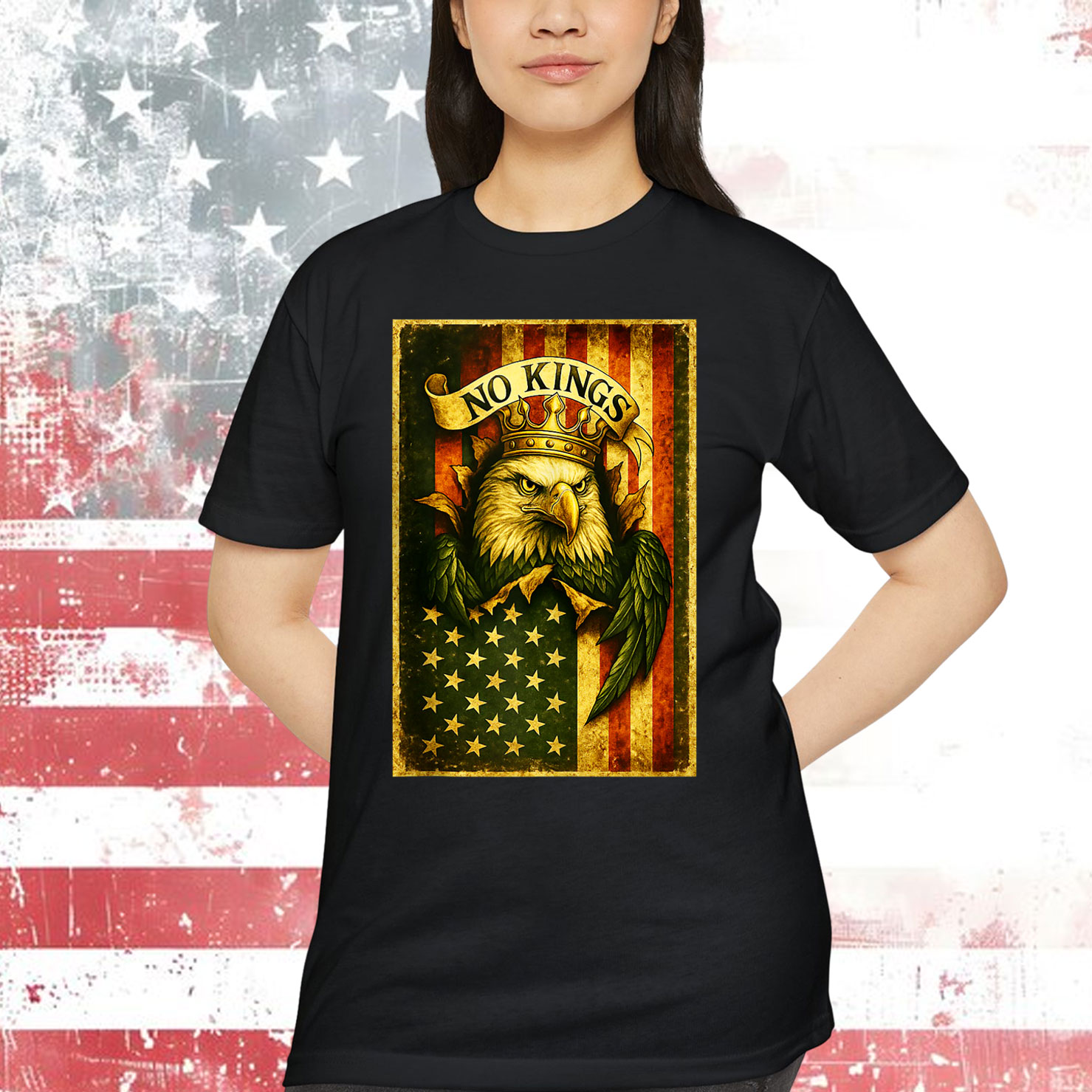 Kings Protest Graphic Bold Anti Tyranny T-Shirt