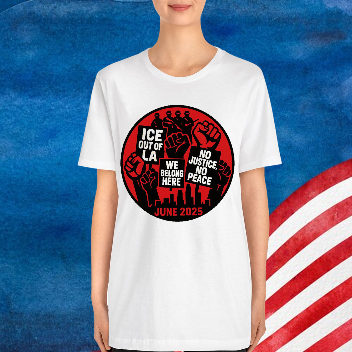 Abolish Ice Los Angeles Protest Shirt