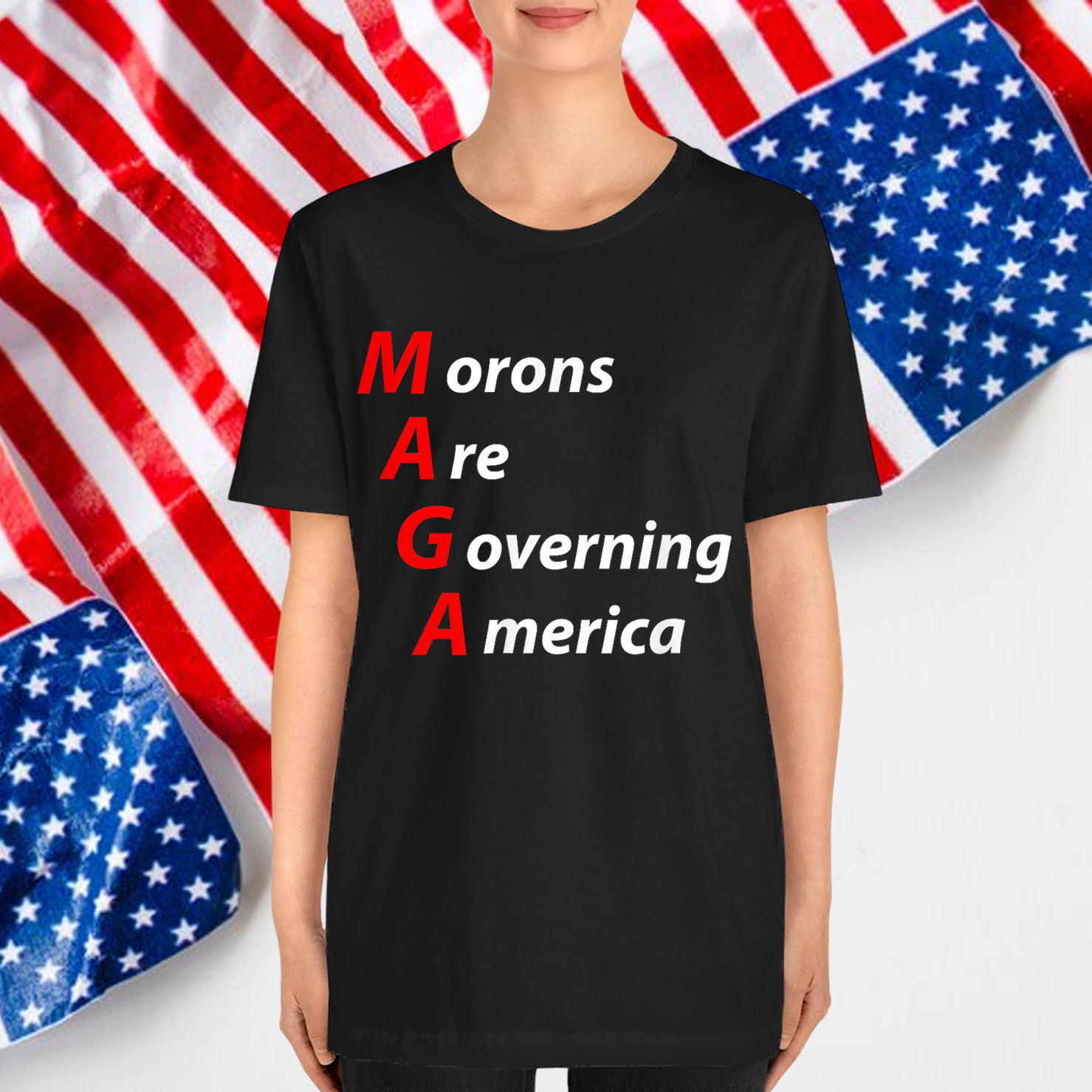 Morons Are Governing America Anti Trump Political T-Shirt