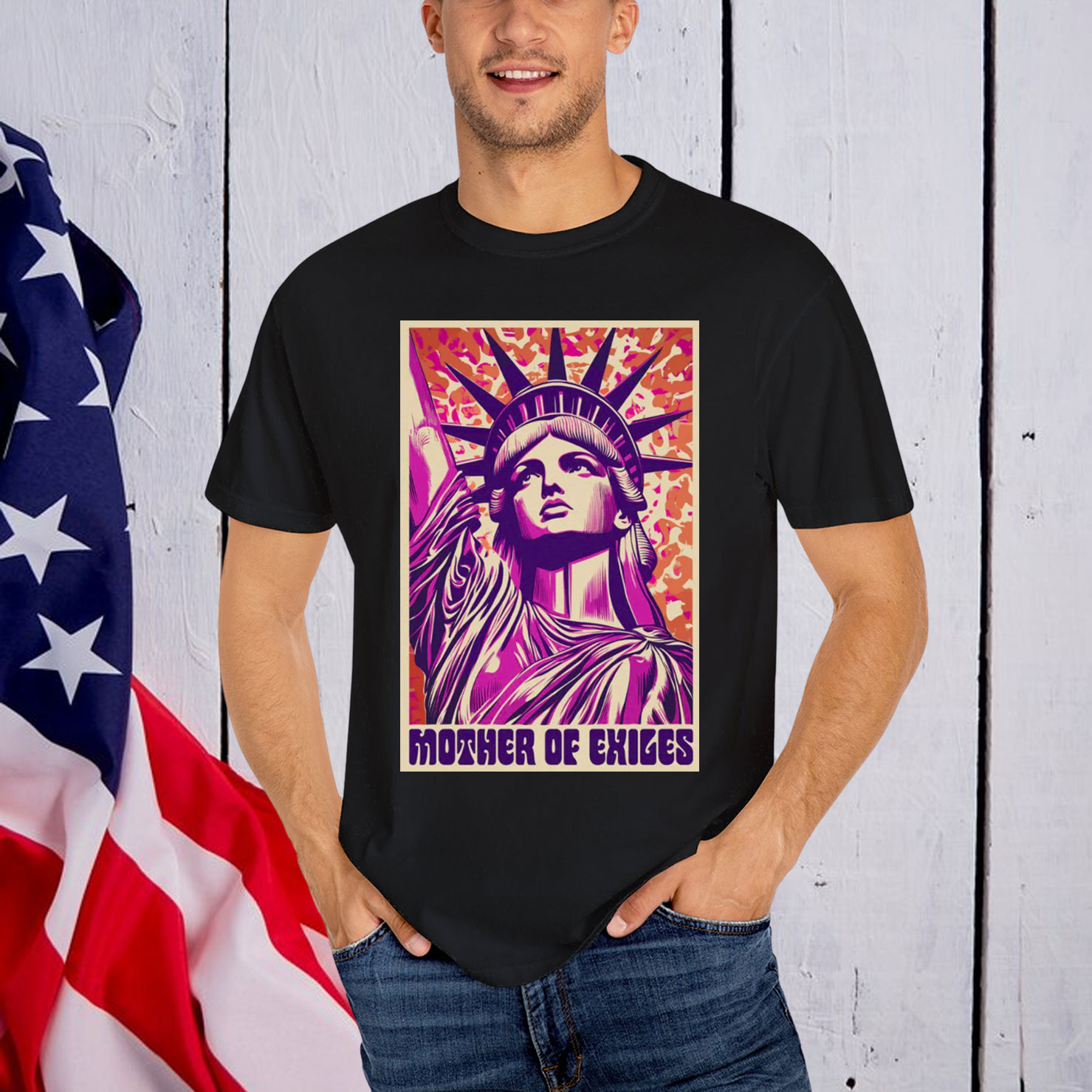 Mother of Exiles Statue of Liberty Shirt
