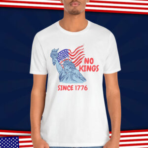 NO KINGS Anti Authoritarian Protest T-Shirt