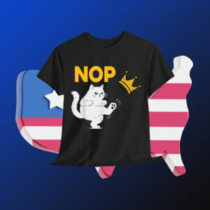 NOPE No Kings in America Black Cat Pro Democracy T-Shirt