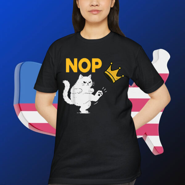 NOPE No Kings in America Black Cat Pro Democracy T-Shirt