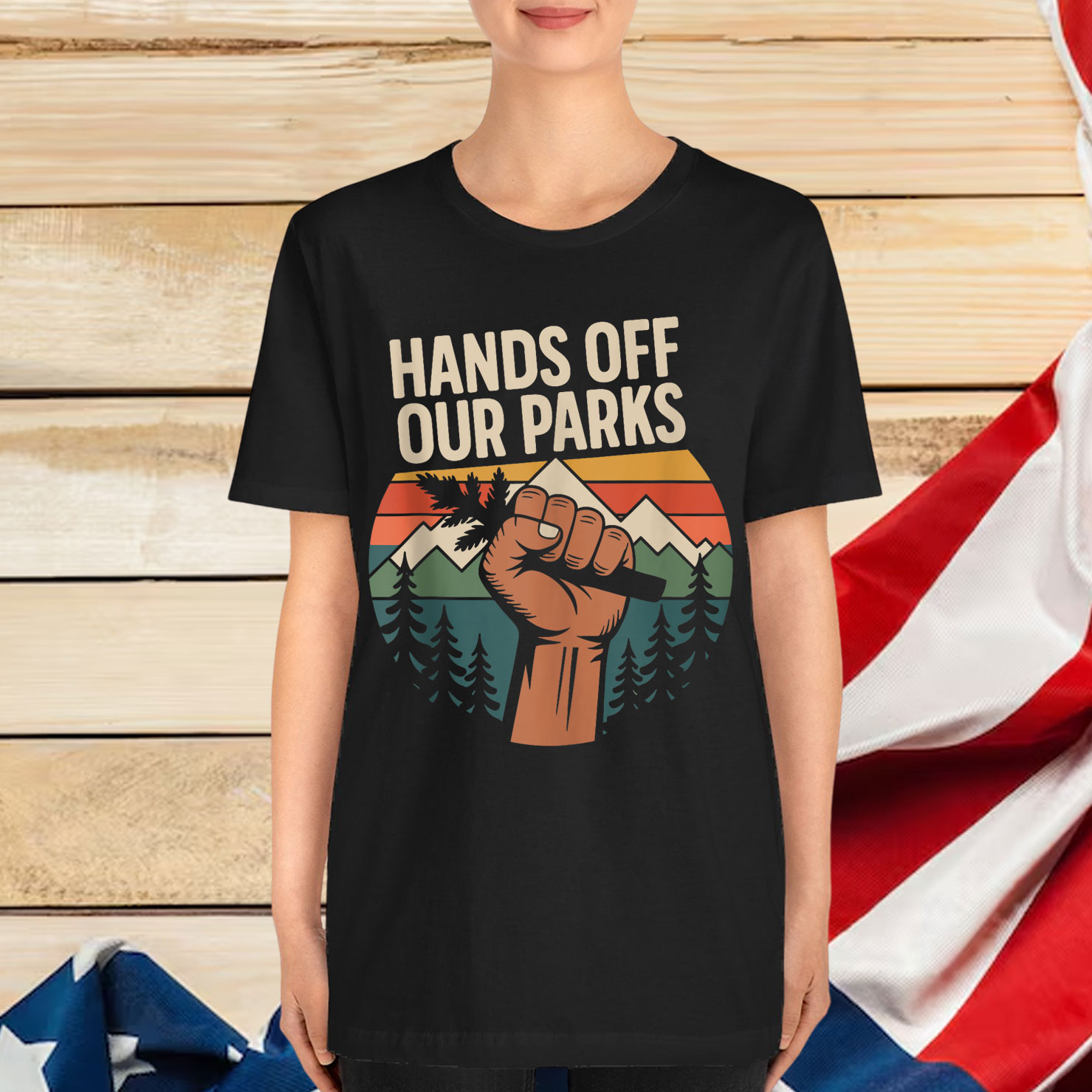 National Parks Vintage Retro Sunset T-Shirt