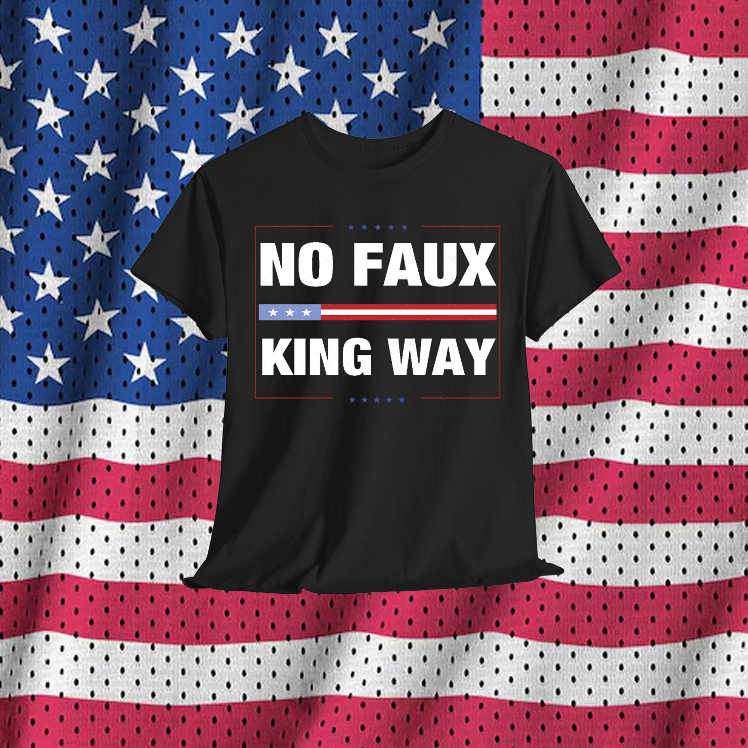 No Faux King Way 86-47 Rejecting T-Shirt