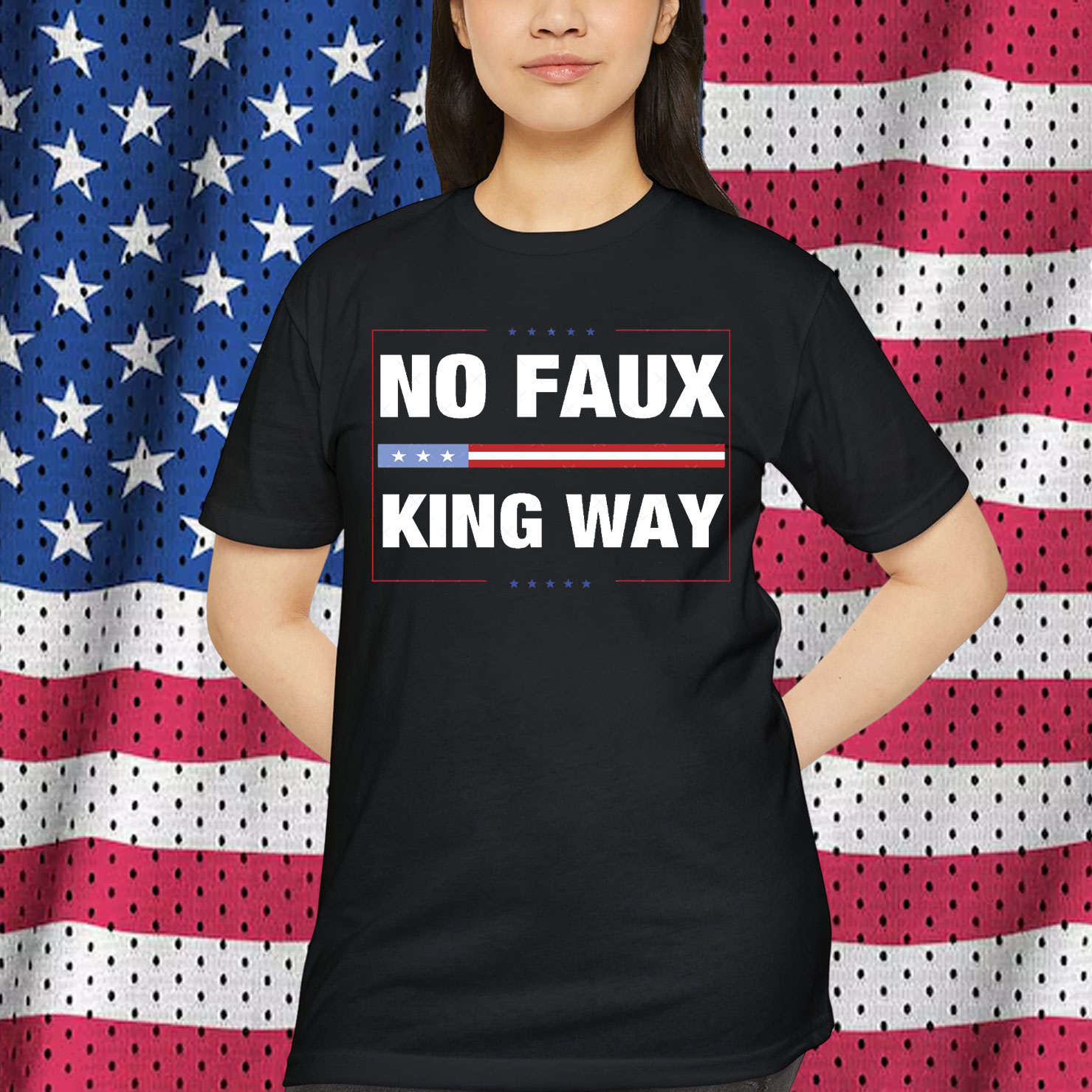 No Faux King Way 86-47 Rejecting T-Shirt