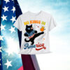 No Faux King Way America Funny Black Cat T-Shirt