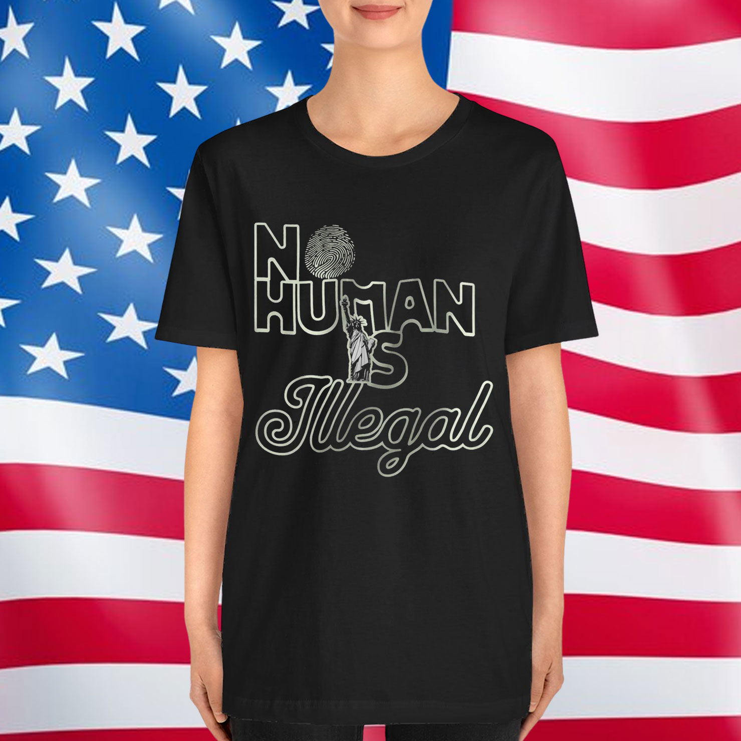 No Human Is Illegal Abolish ICE Shirt