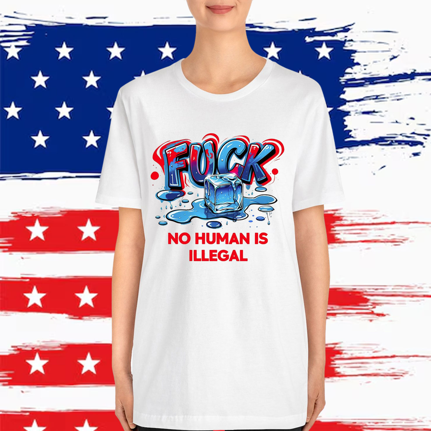No Human Is Illegal Fuck ICE Shirt