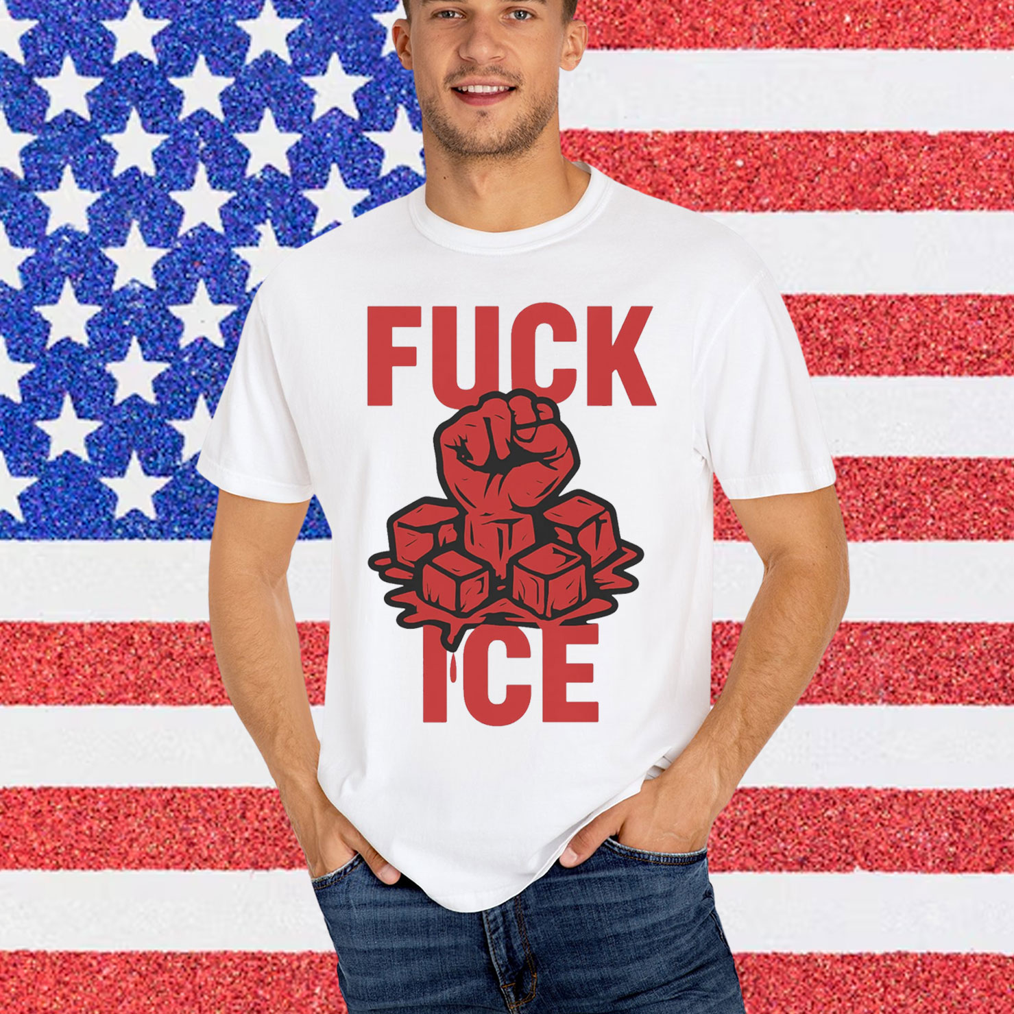 No Human Is Illegal Fuck ICE Shirt