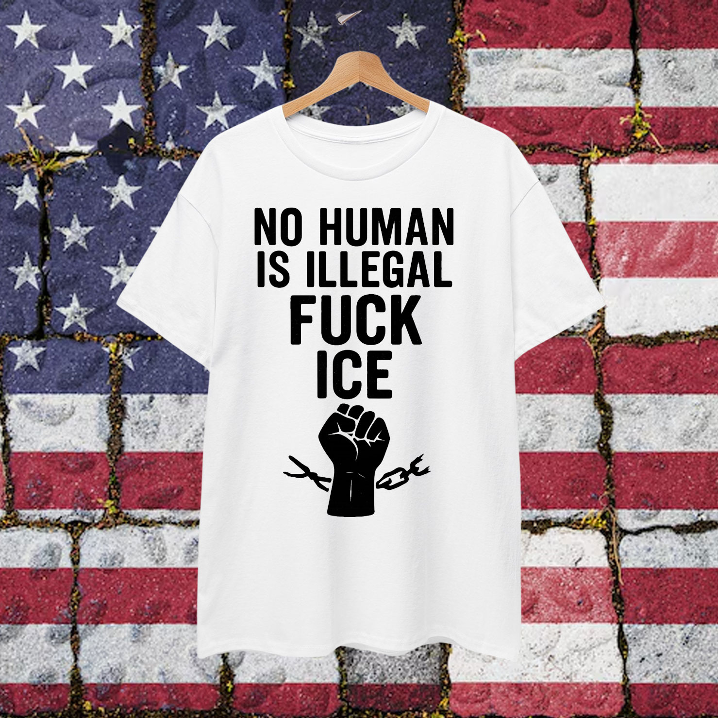 No Human Is Illegal Fuck ICE Shirt