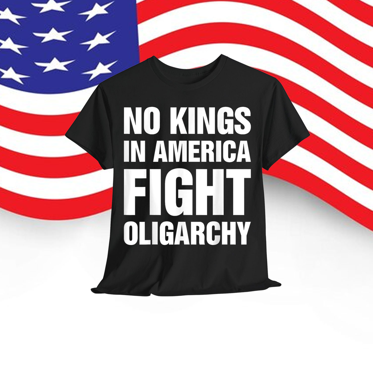 No Kings Fight Oligarchy T-Shirt