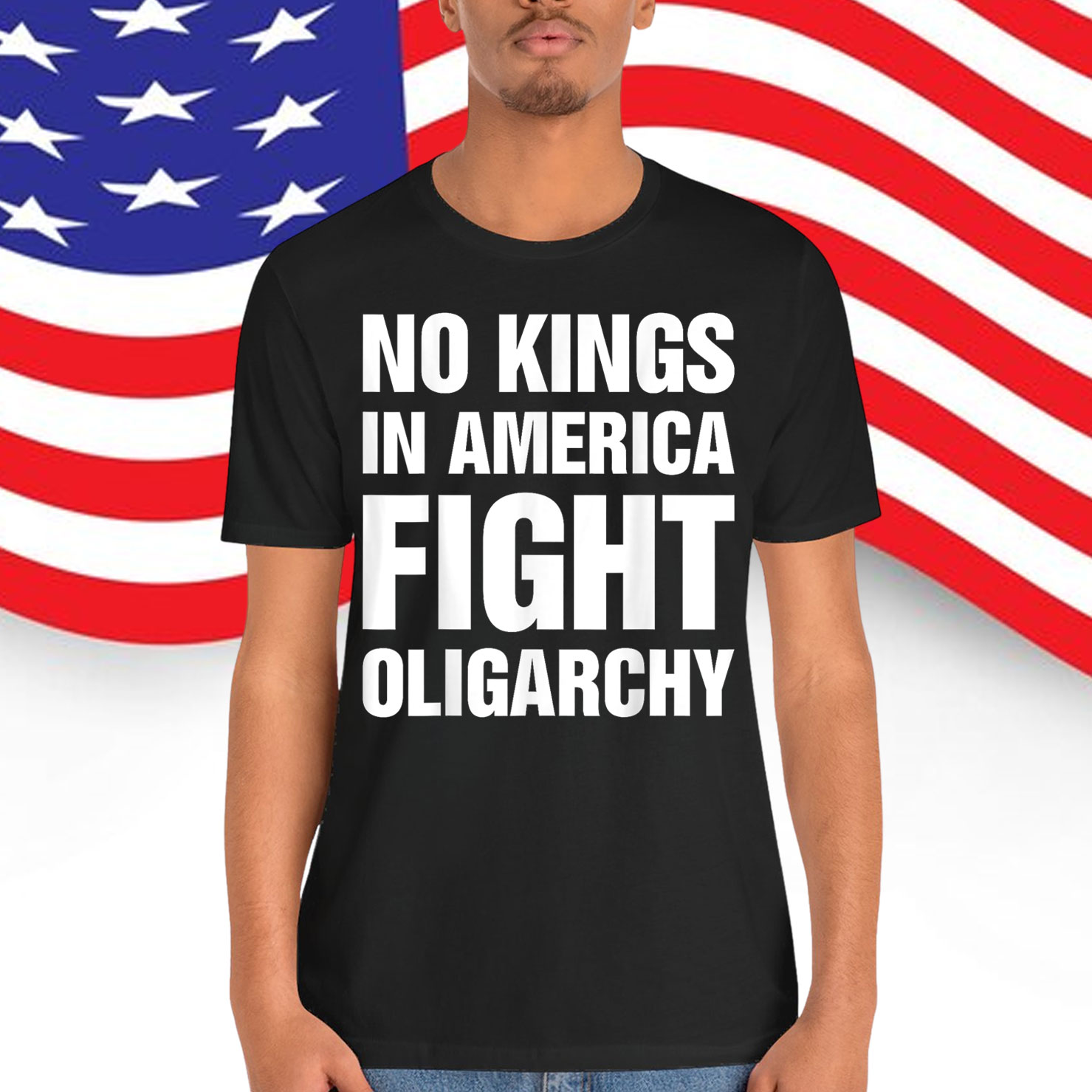 No Kings Fight Oligarchy T-Shirt