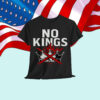 No Kings Graphic Bold Symbolic Design T-Shirt