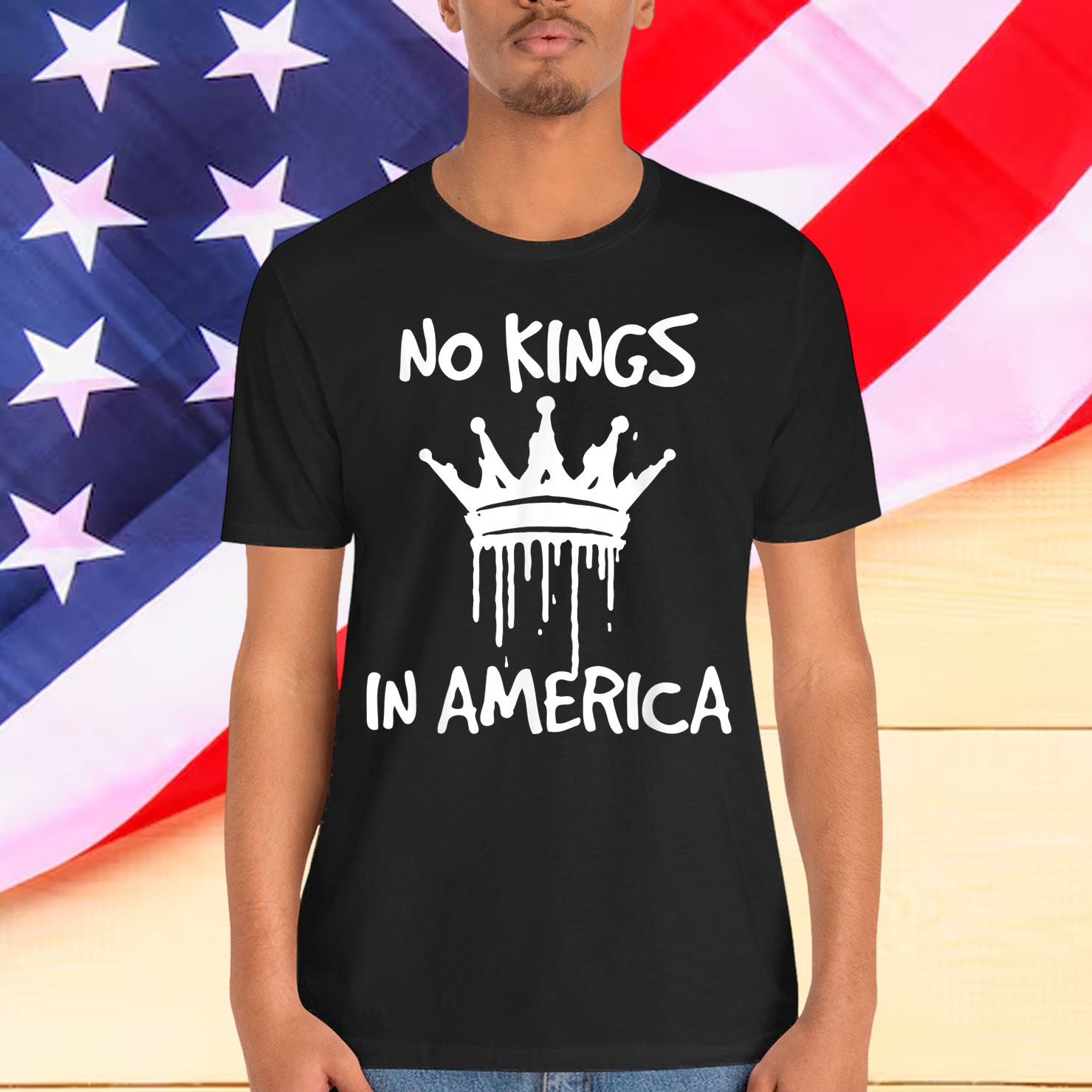 No Kings In America Democracy Court Ruling Saying T-Shirt