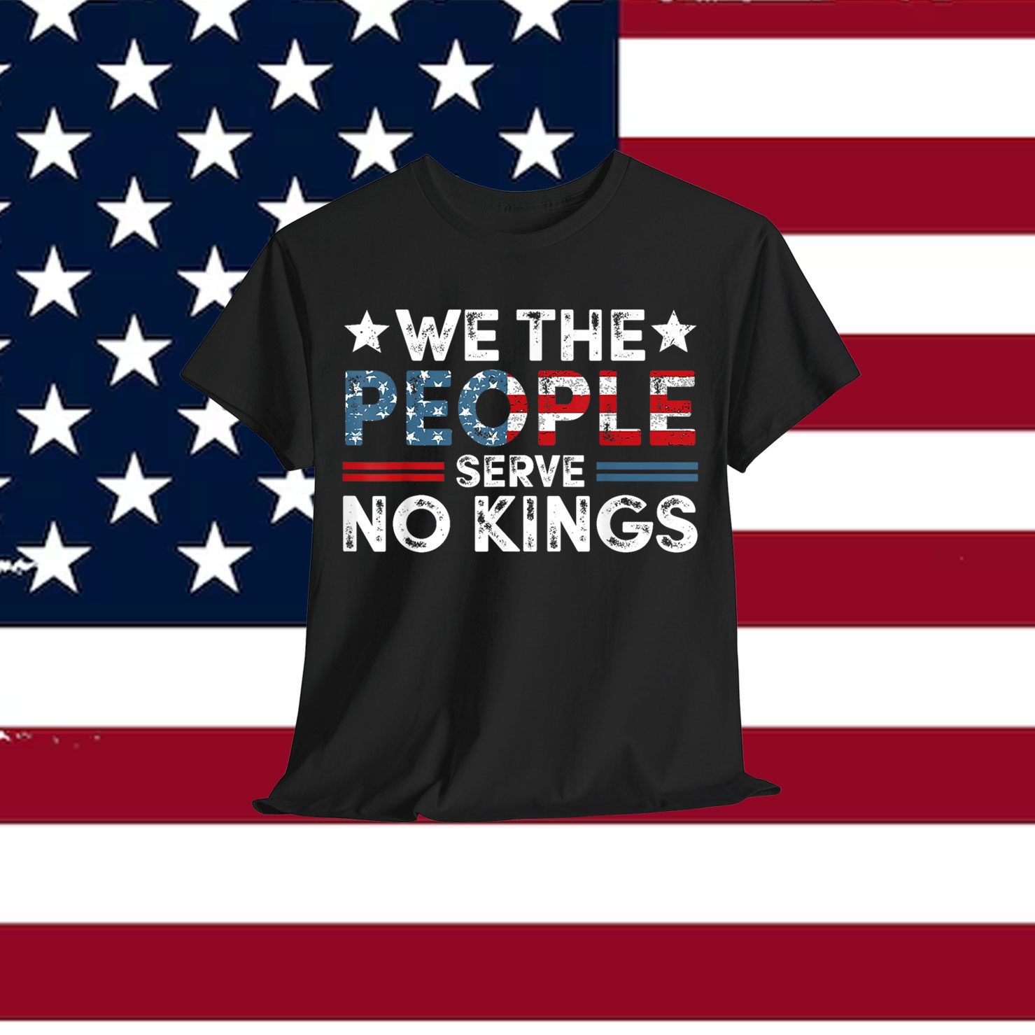 No Kings In America We The People T-Shirt