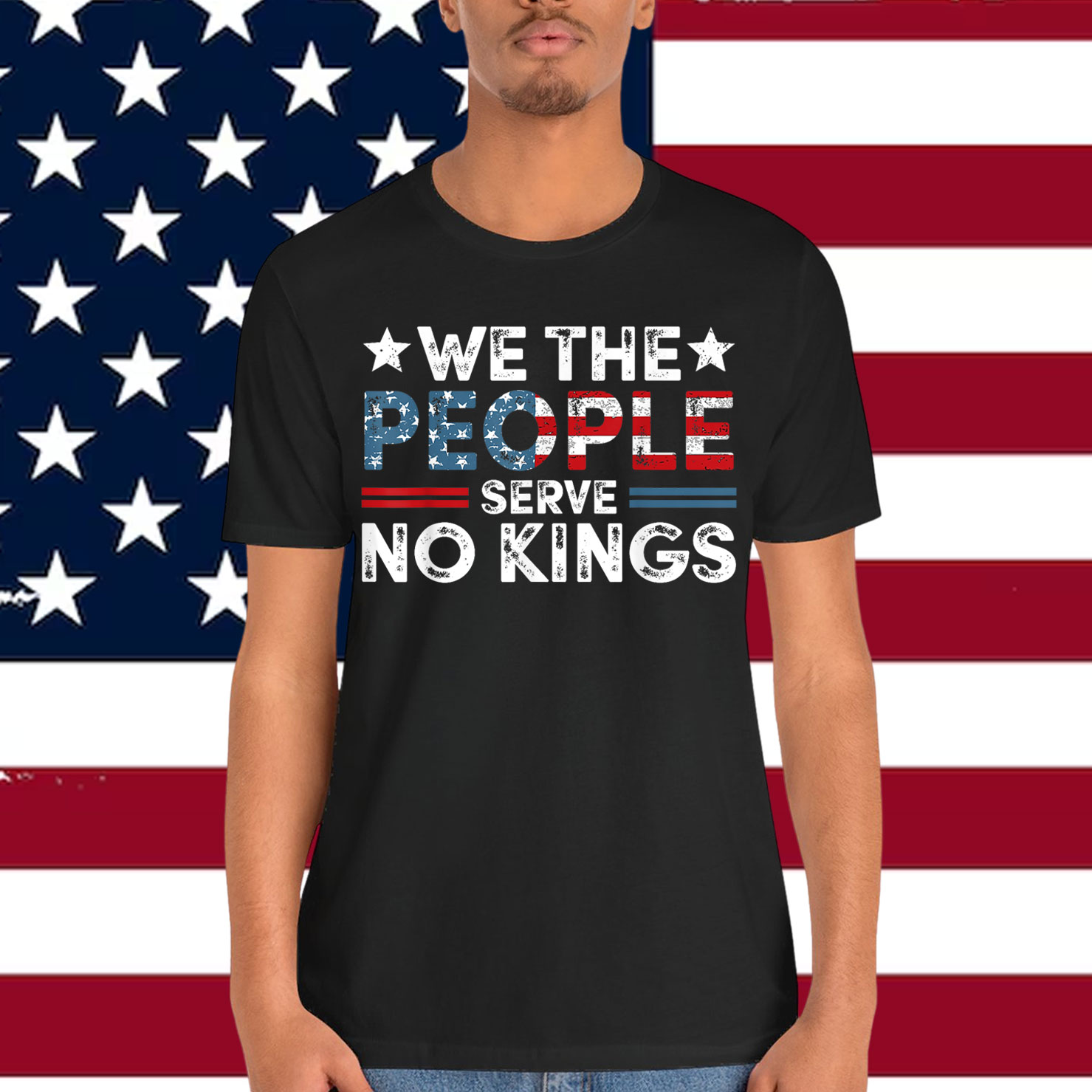 No Kings In America We The People T-Shirt