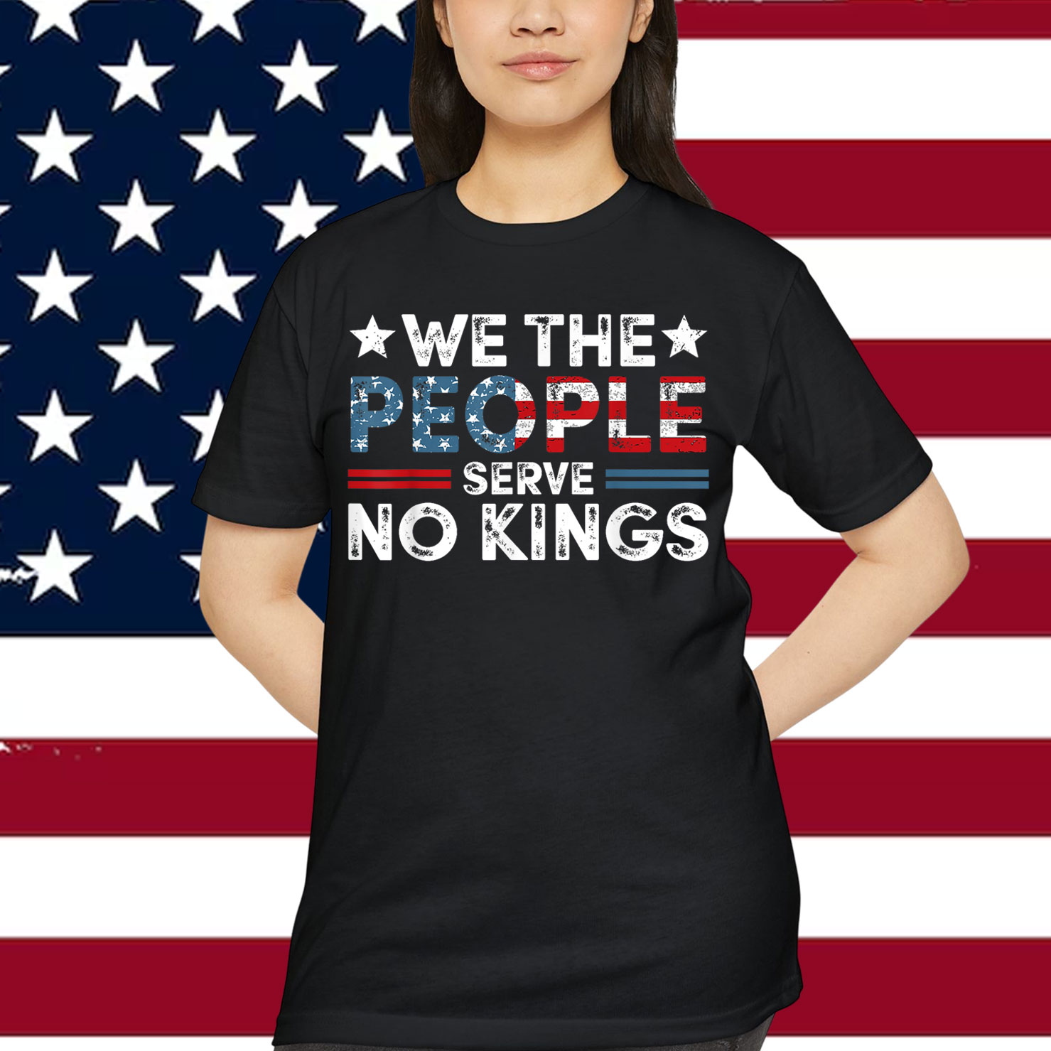 No Kings In America We The People T-Shirt