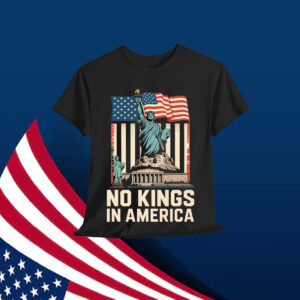 No Kings In America Patriotic American US Premium T-Shirt