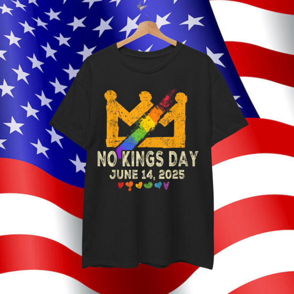 No Kings In America Patriotic LGBT Pride Trans Patriotic T-Shirt