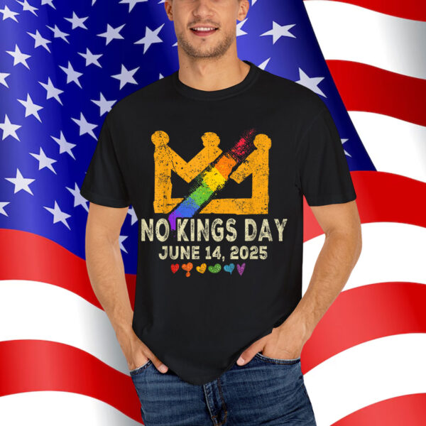 No Kings In America Patriotic LGBT Pride Trans Patriotic T-Shirt