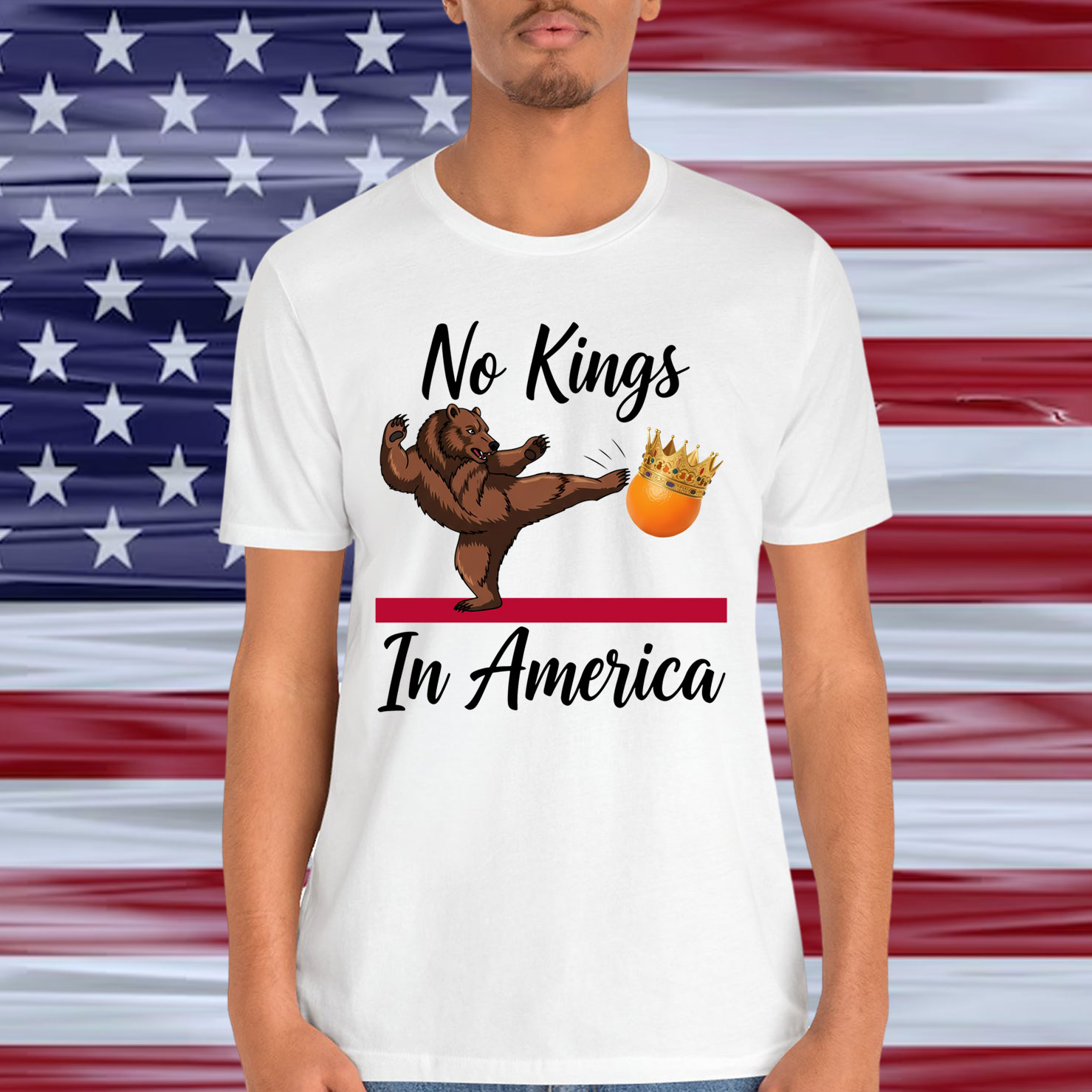 No Kings In America Protest Since 1776 Let The Bell Ring T-Shirt