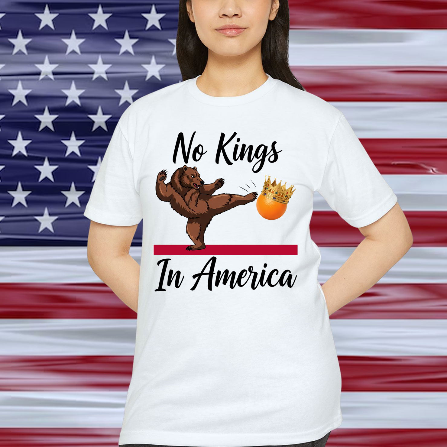 No Kings In America Protest Since 1776 Let The Bell Ring T-Shirt