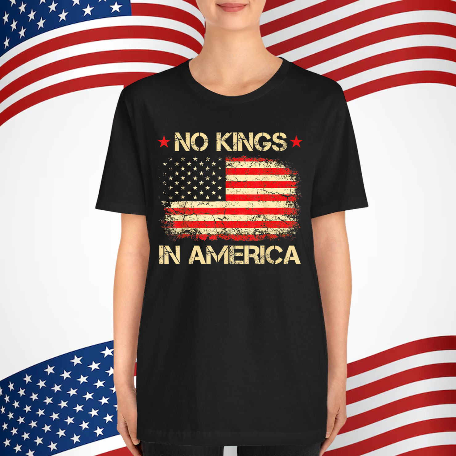 No Kings In America T-Shirt