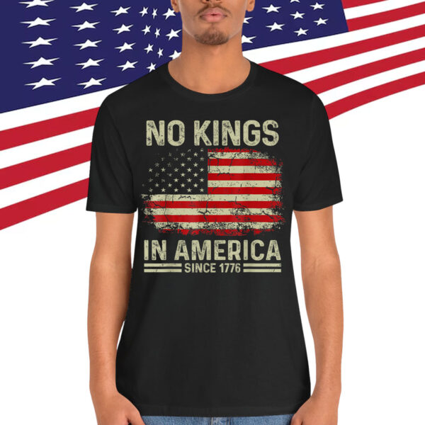 No Kings In America Since 1776 Patriotic T-Shirt