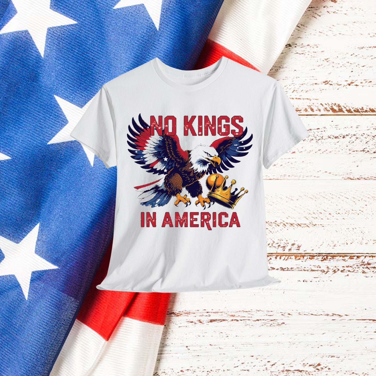 No Kings In America Since 1776 T-Shirt