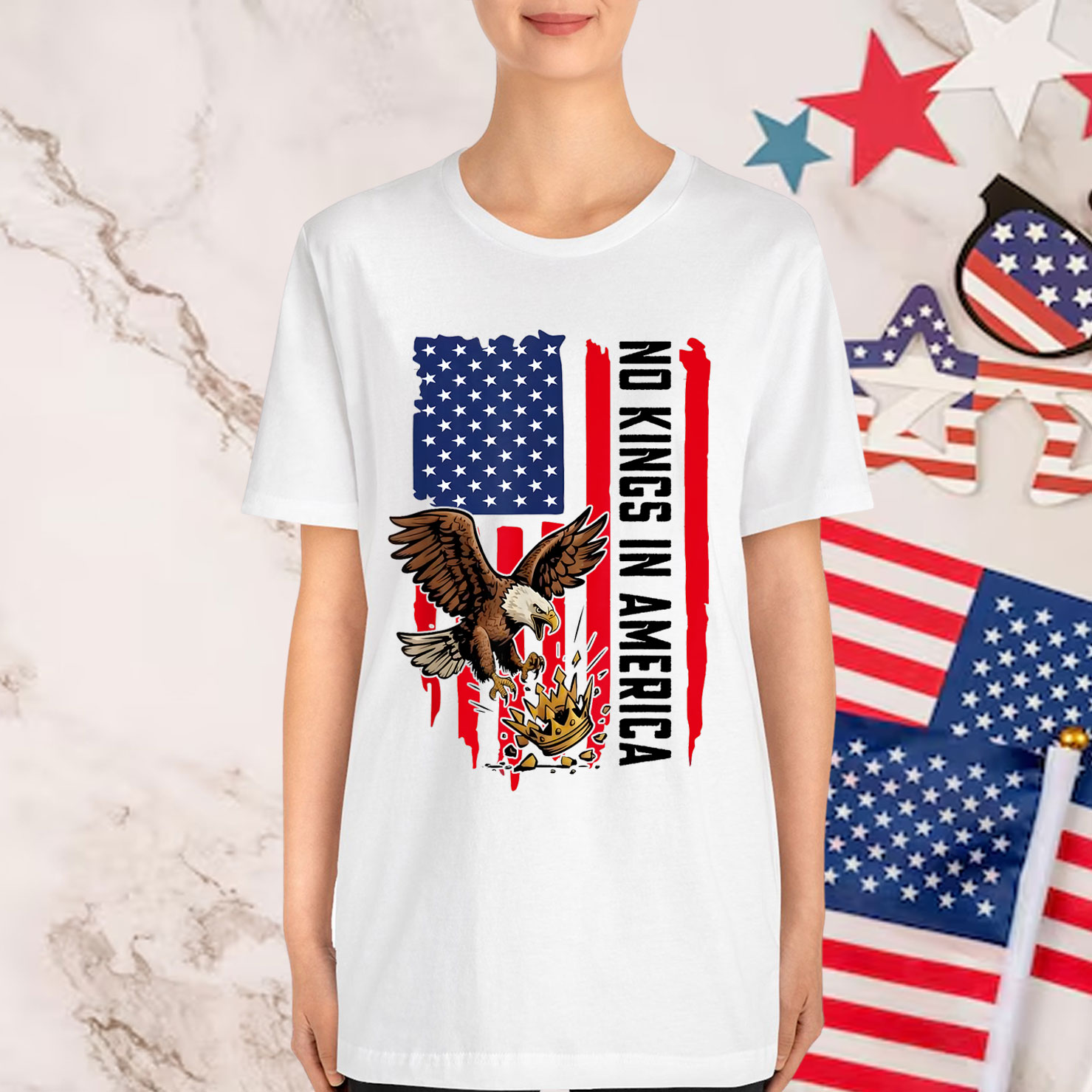 No Kings In America Since 1776 T-Shirt