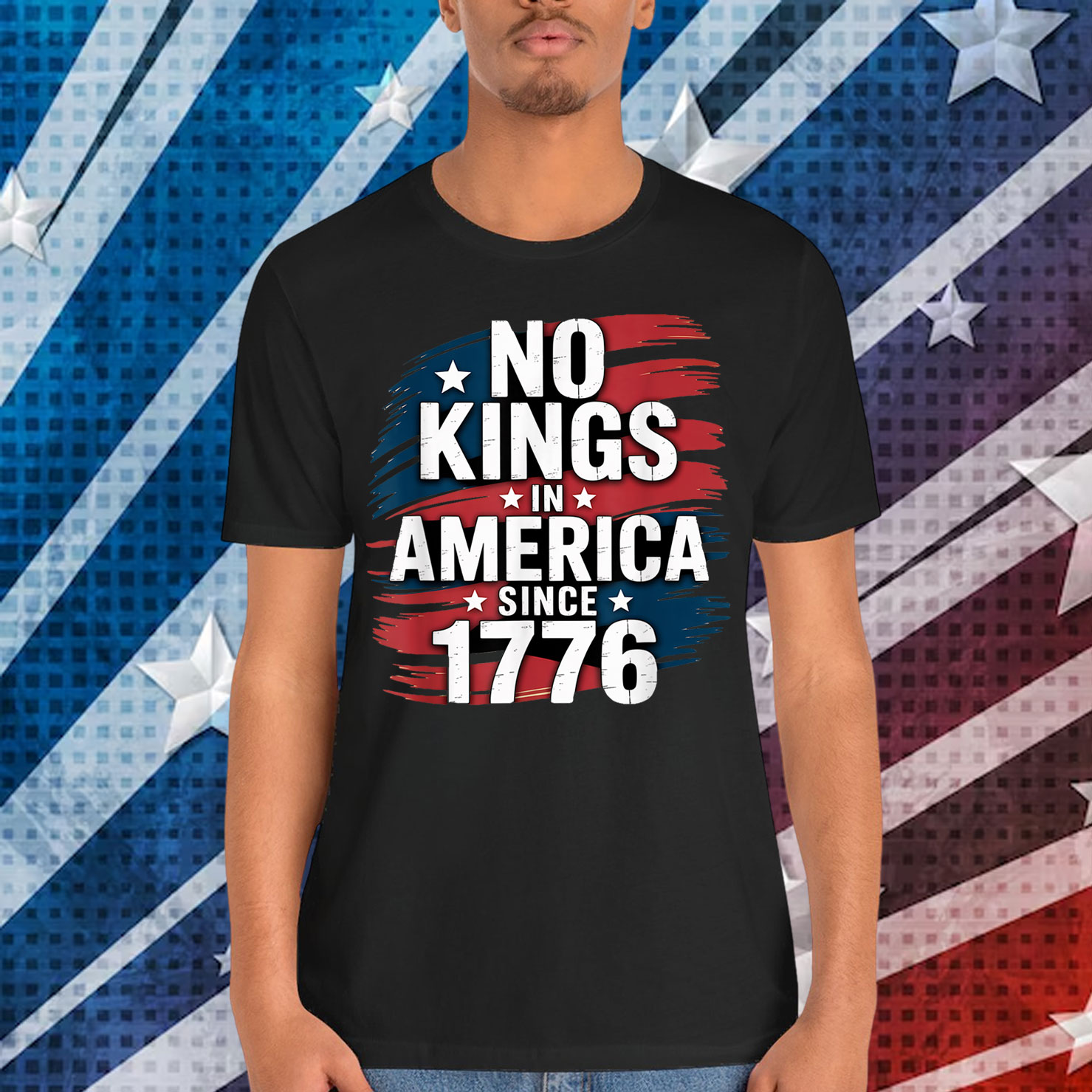 No Kings In America Since 1776 T-Shirt