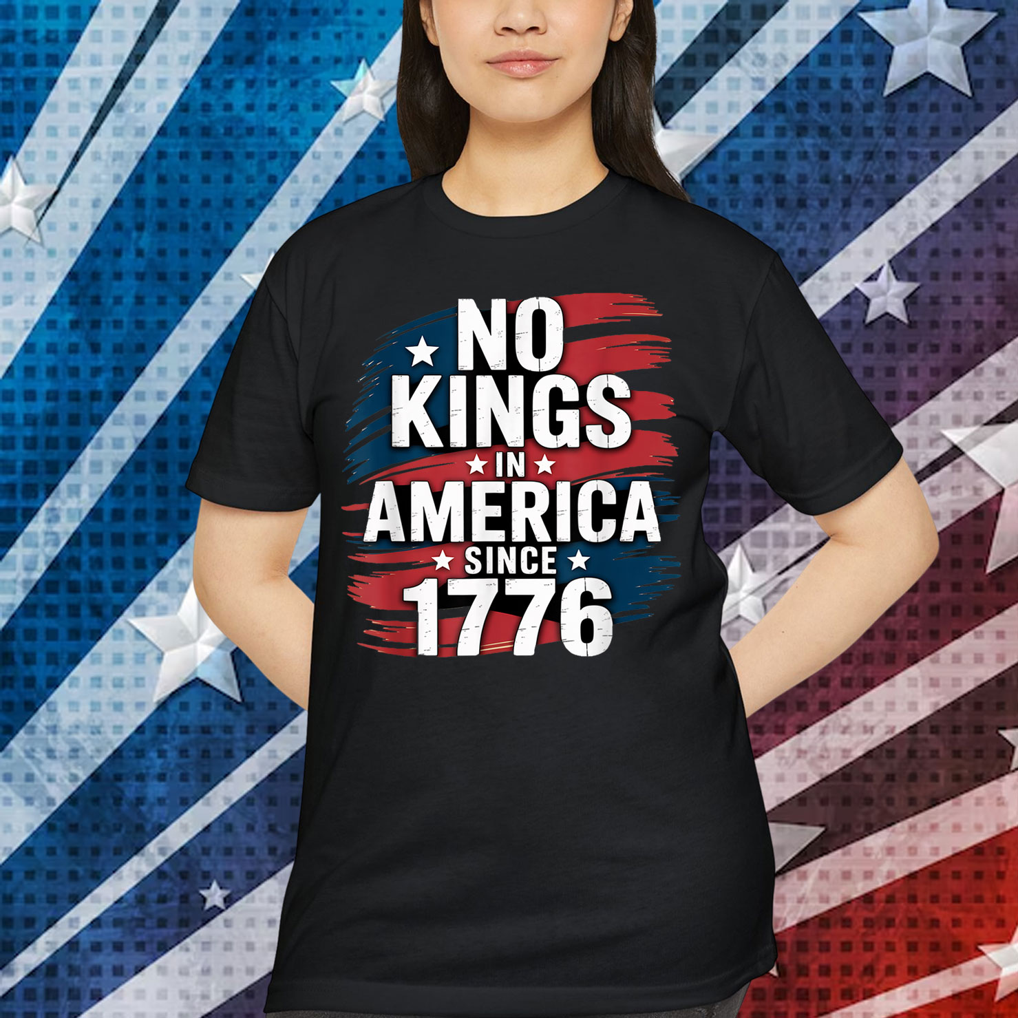 No Kings In America Since 1776 T-Shirt