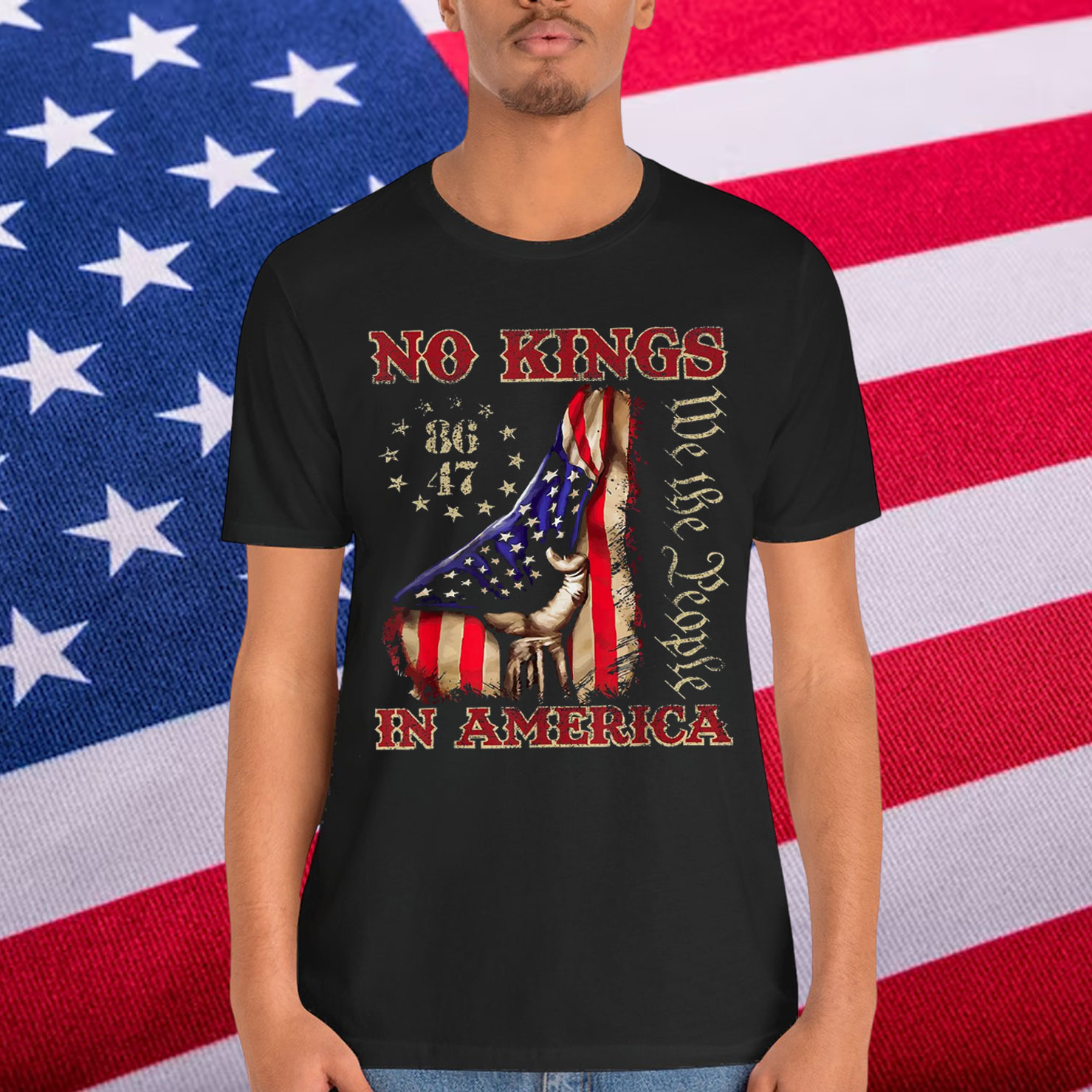 No Kings In America Since 1776 T-Shirt