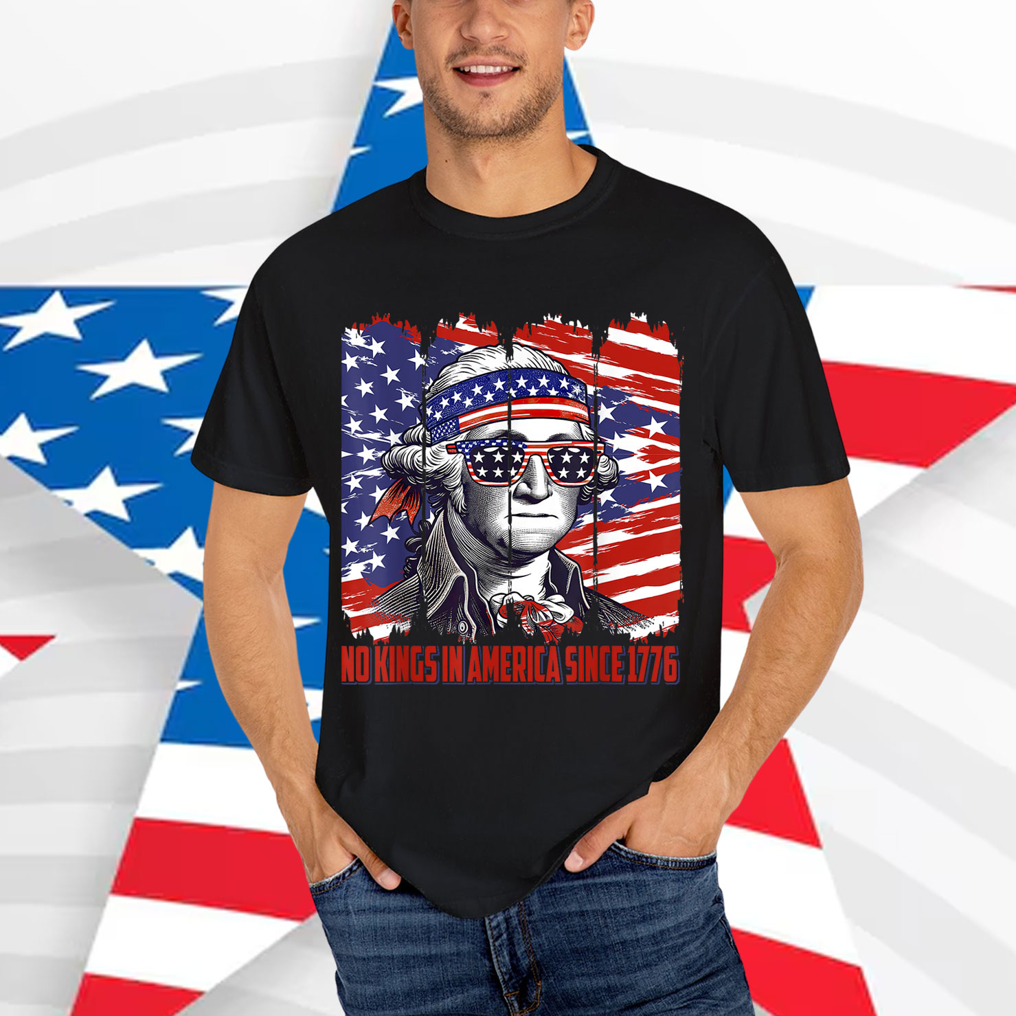 No Kings In America Since 1776 T-Shirt