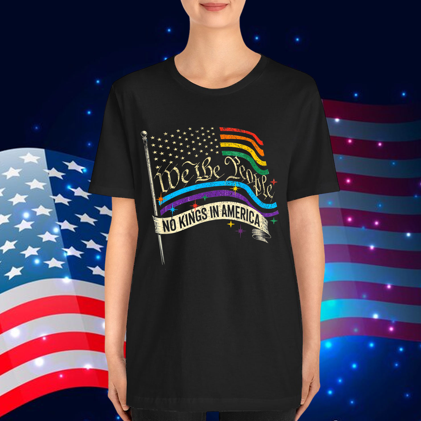 No Kings In America Since 1776 USA 4th Of July T-Shirt