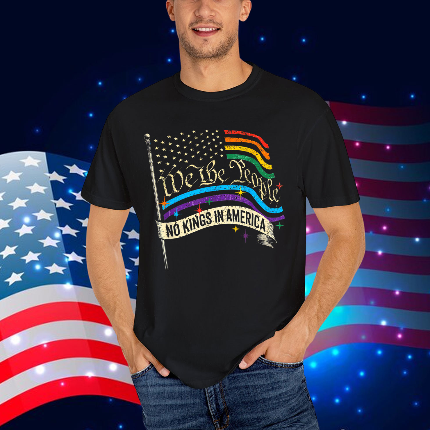 No Kings In America Since 1776 USA 4th Of July T-Shirt