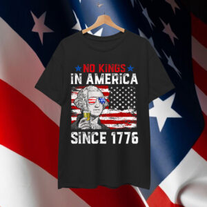 No Kings In America Since 1776 Vintage Patriotic USA T-Shirt