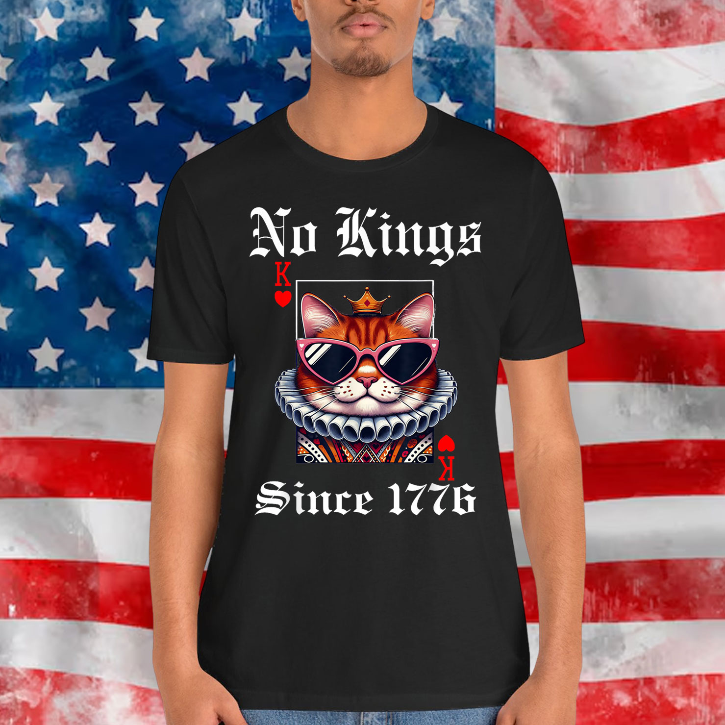 No Kings In America Since 1776 We The People For T-Shirt