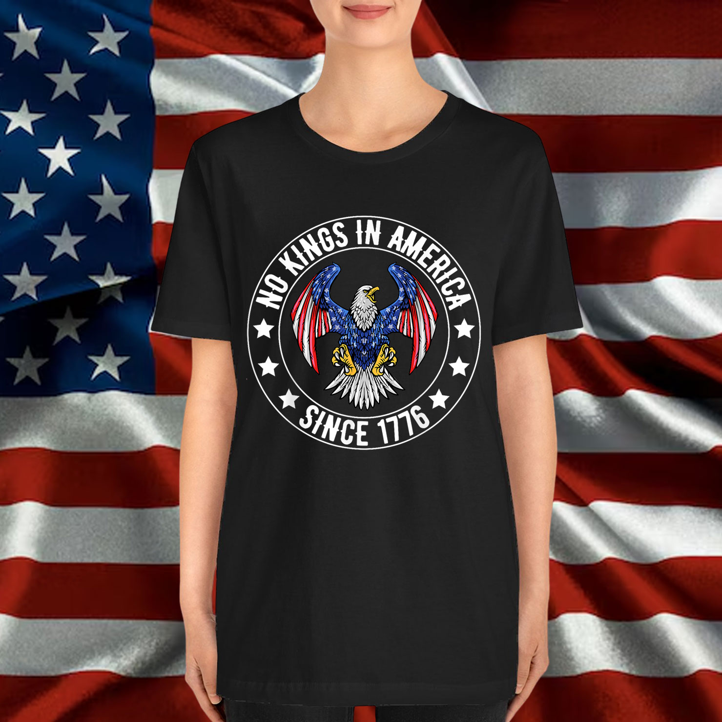 No Kings In America Since 1776 We The People T-Shirt