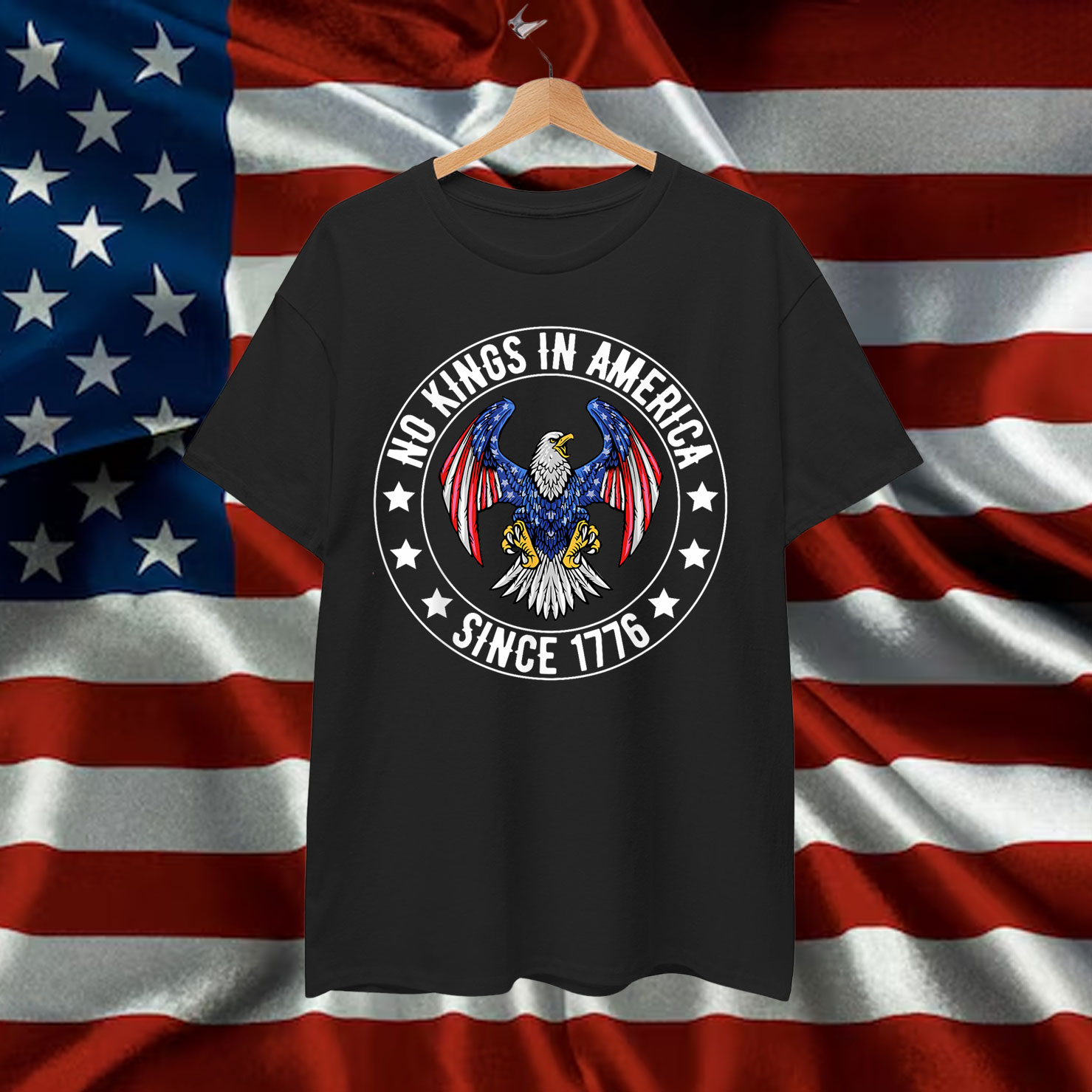 No Kings In America Since 1776 We The People T-Shirt