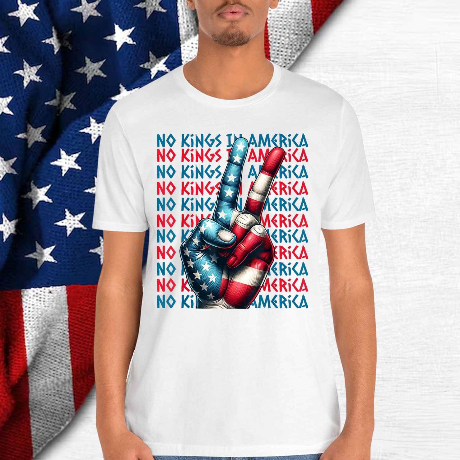 No Kings In America T-Shirt