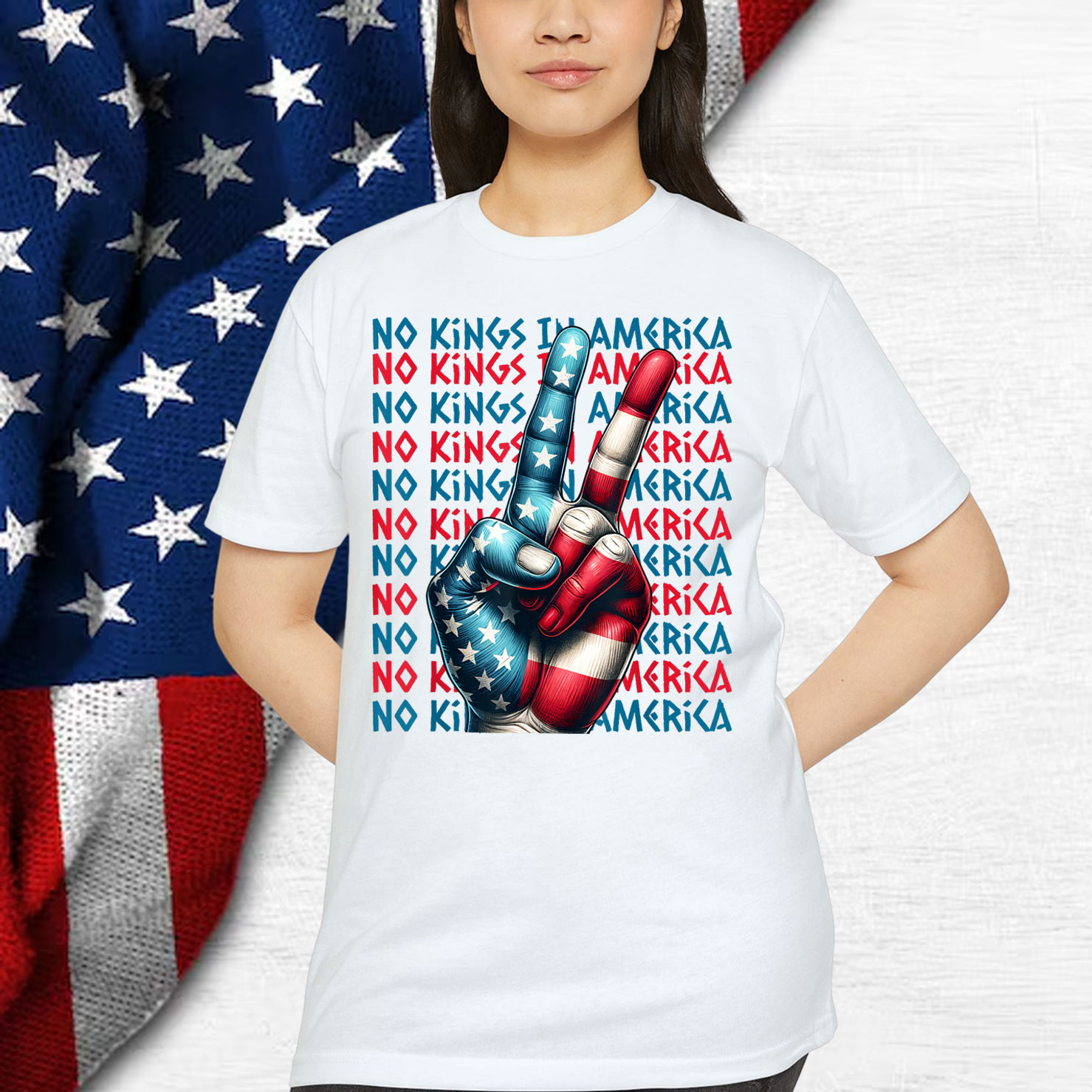 No Kings In America T-Shirt