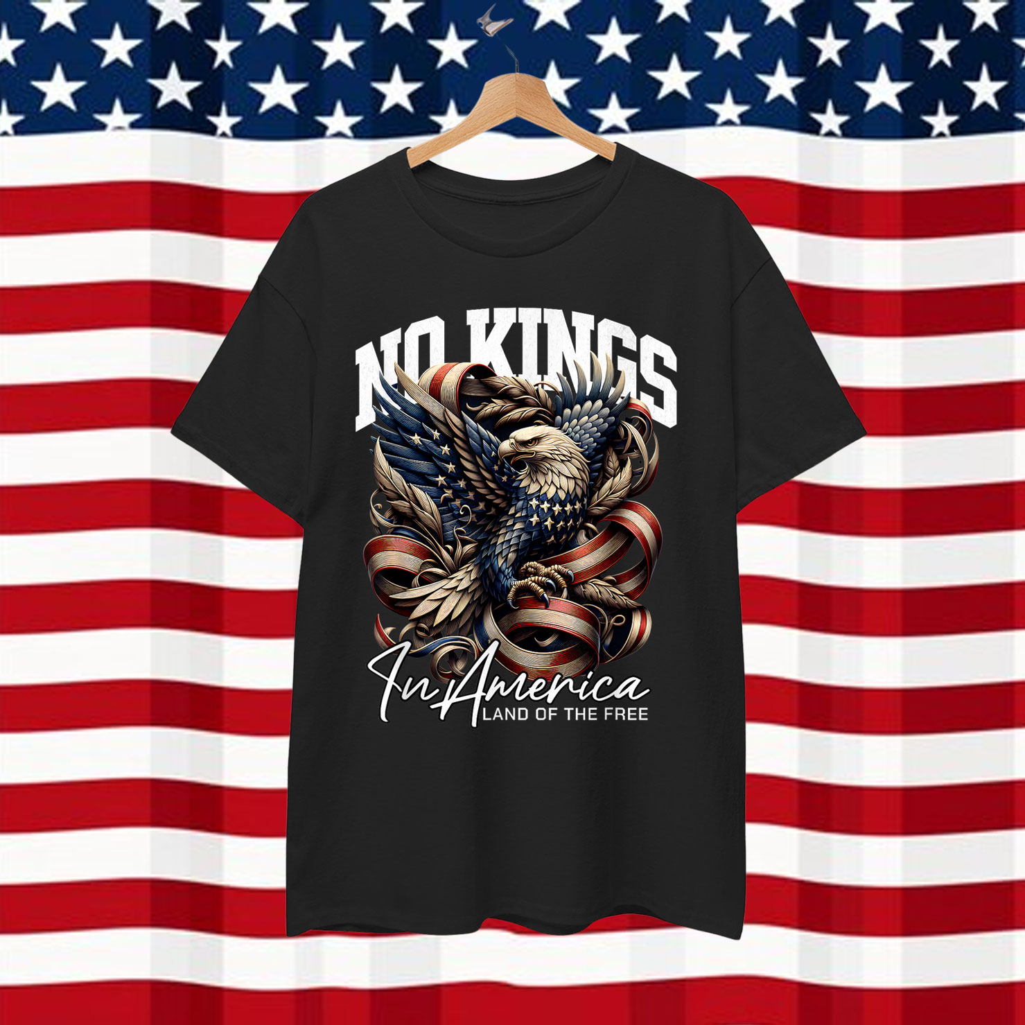 No Kings In America People T-Shirt