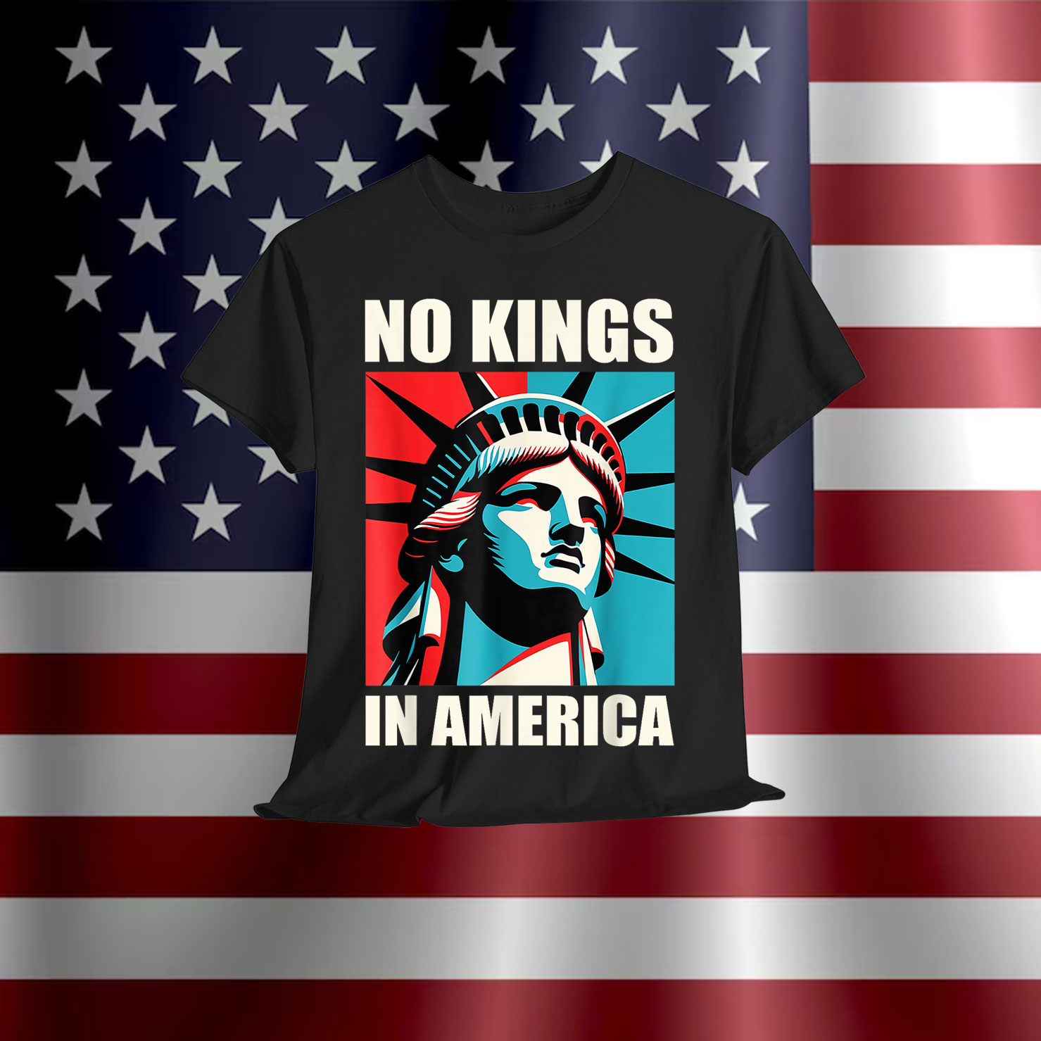 No Kings In America T-Shirt
