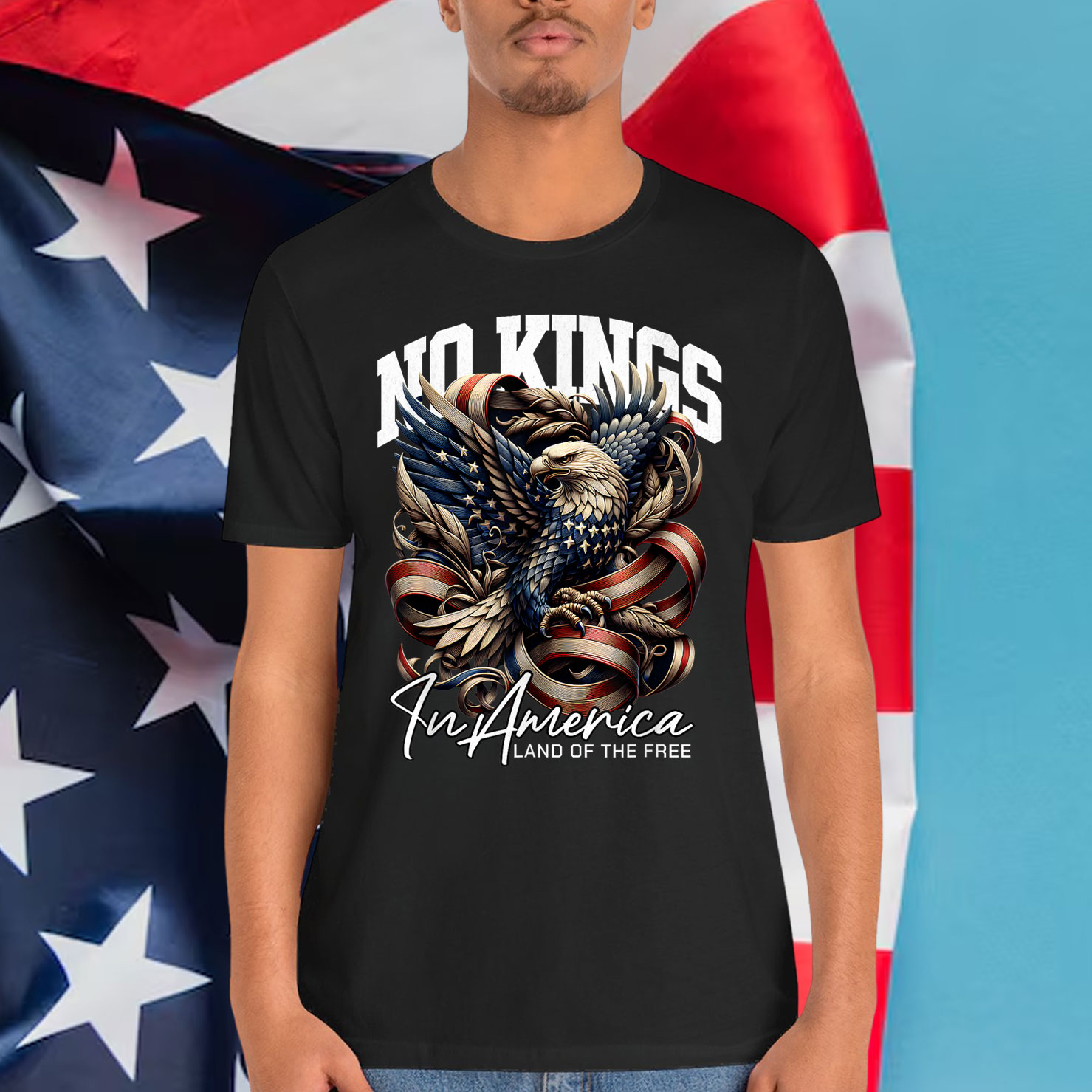 No Kings In America T-Shirt