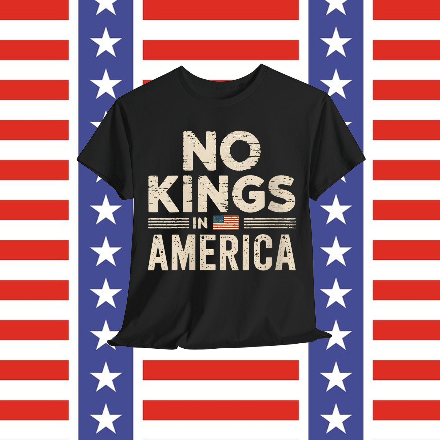No Kings In America T-Shirt