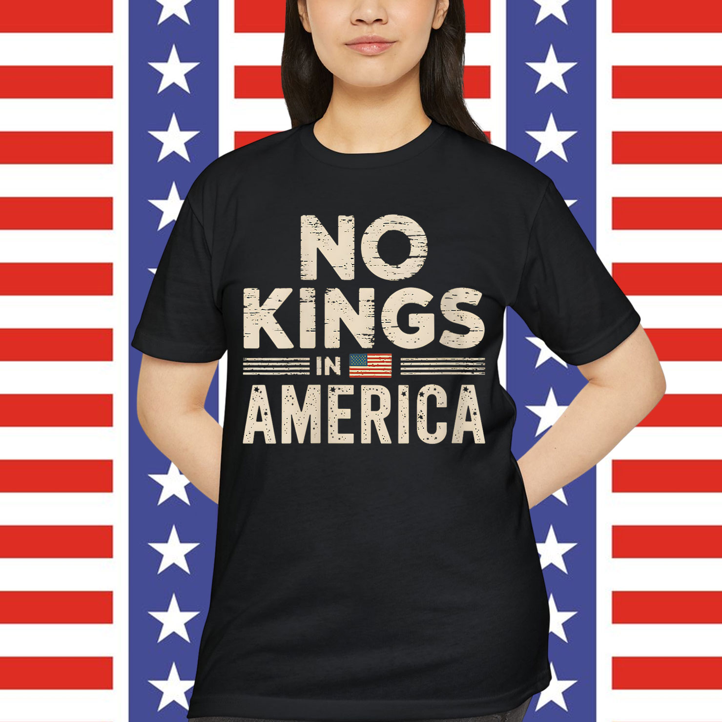No Kings In America T-Shirt